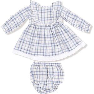 Angel Dear Toddler Plaid Dress Set